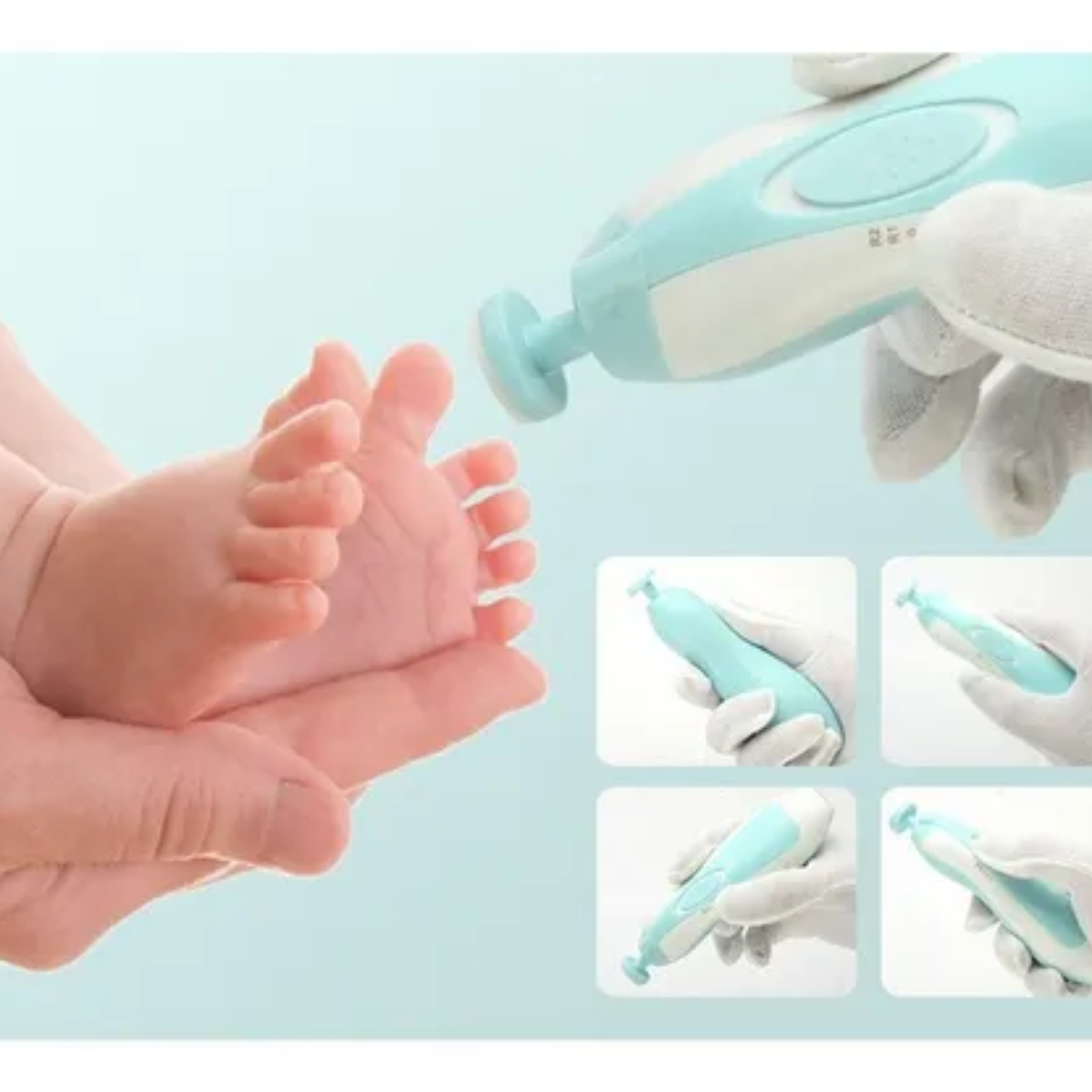 Lima Eléctrica Para Uñas Bebés